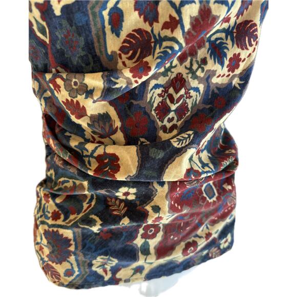 Ranna Gill Pleated Velvet Blouse M - Picture 8 of 10